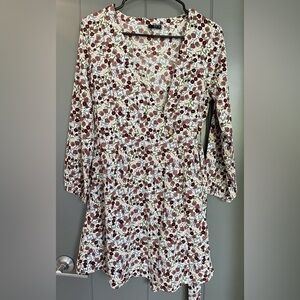 Volcom Floral Wrap Dress